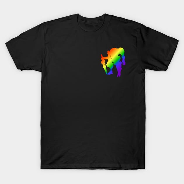 Pride Knight Pocket T-Shirt by knightofshredsandpatches@gmail.com